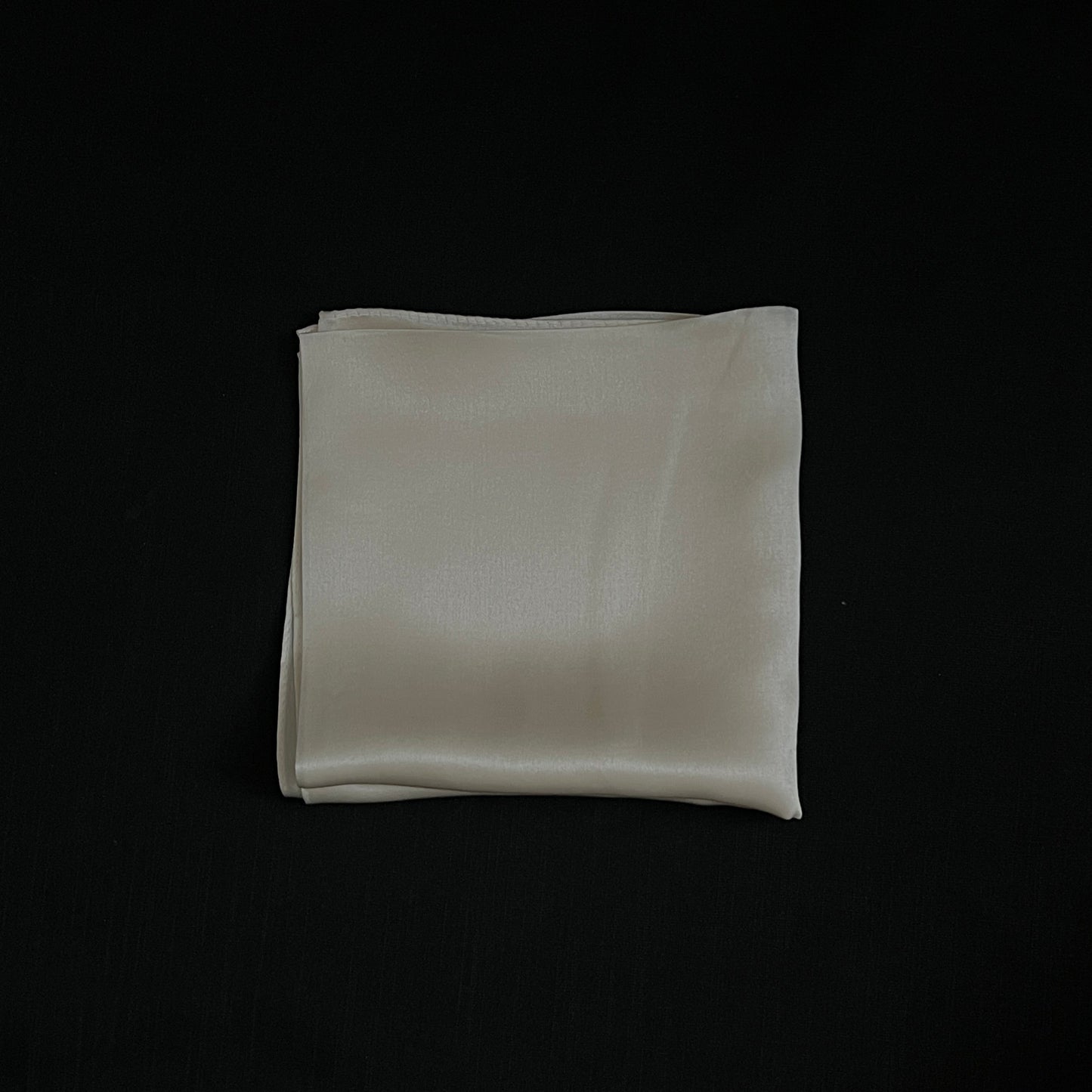 Cream silk scarf