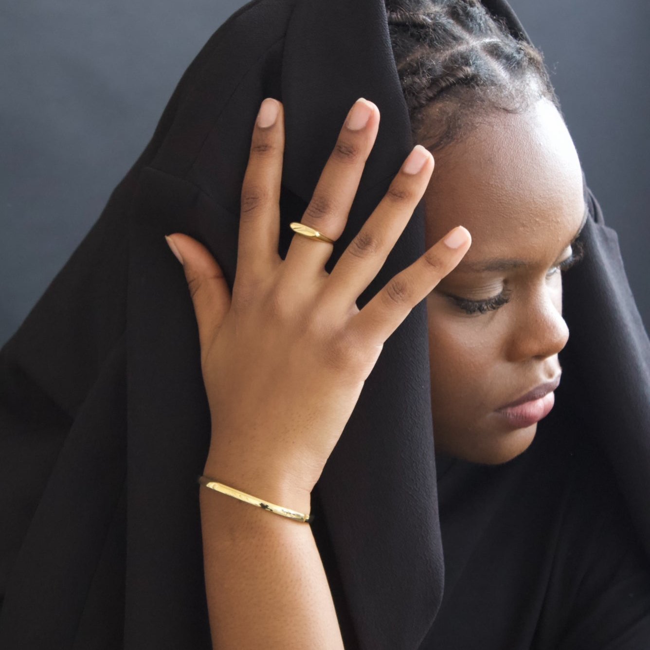 Luna crescent bracelet