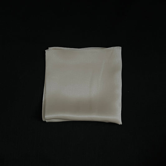 Cream silk scarf