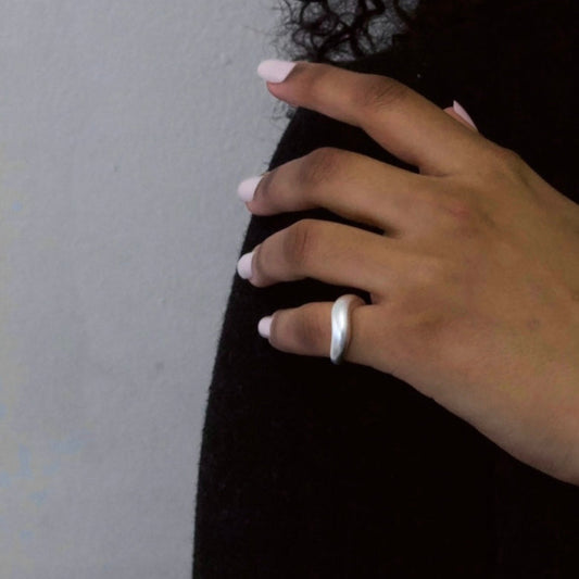 Arella frosted ring